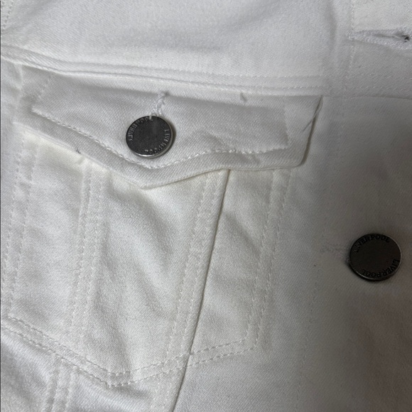 Liverpool Women's White Jean Jacket Size XS - Picture 3 of 6